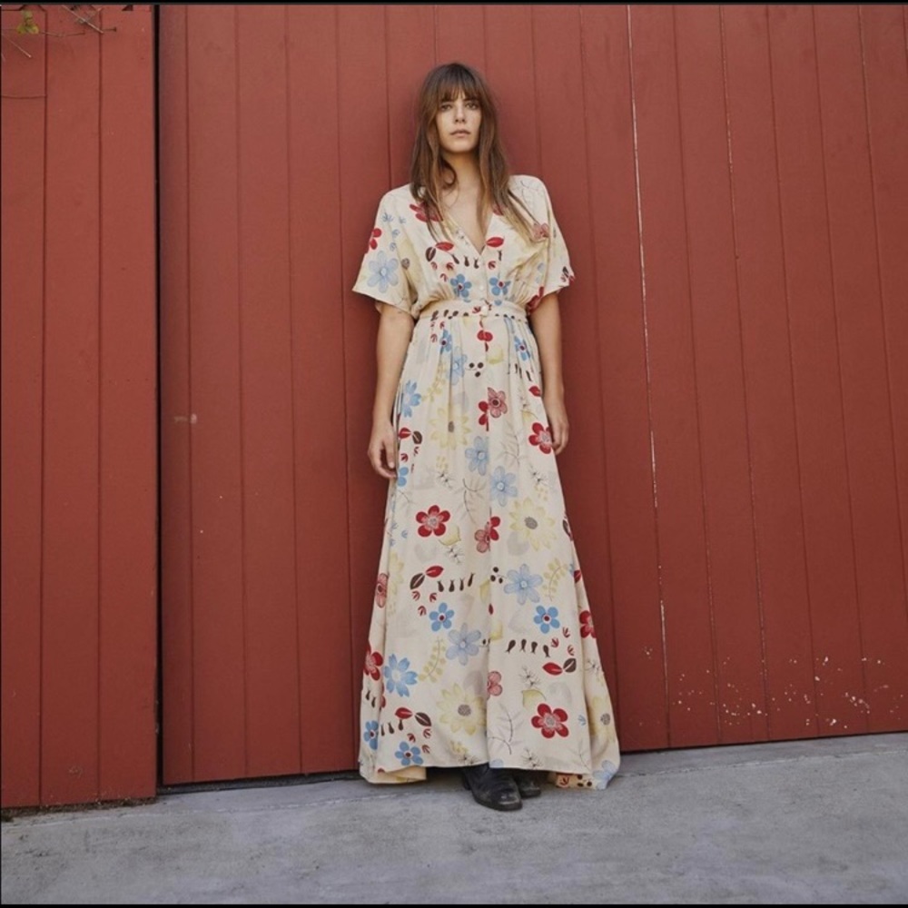 ISO CHRISTY DAWN LOTTIE DRESS IN FLORES